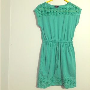 NWOT GAP teal dress,